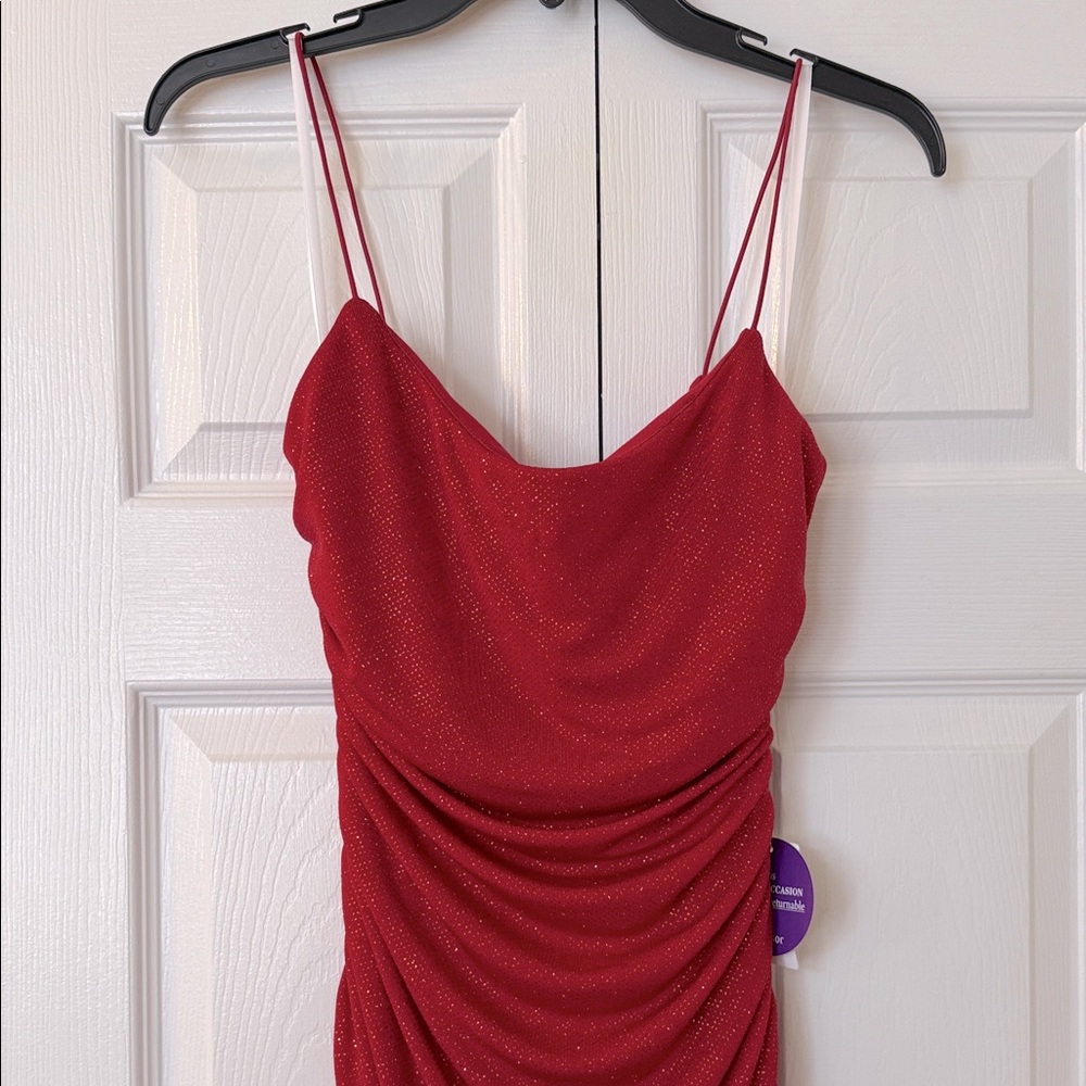 Windsor Vibrant Red Gorgeous Gown NWT sz L